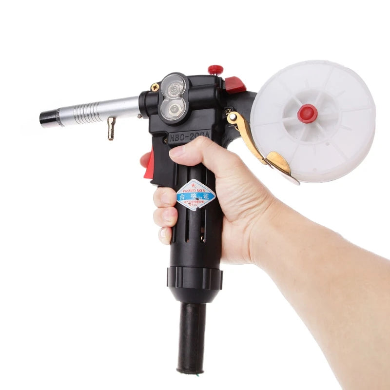 NBC-200A MIG Welding Gun Spool Gun Push Pull Feeder Welding Torch Without Cable