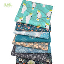 Cartoon Jungle Parrot Series,Printed Twill Cotton Fabric, For DIY Sewing Quilting Baby & Children's Bed Clothes Material