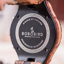 Relogio Masculino BOBO BIRD Watch Men Wood Luxury Stylish Timepieces Chronograph Military Quartz Watches Men's Great Gift