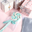 100PCS PVC Shrink Wrap Bags Plastic Film Shrink Wrapping Bags For Soaps Bottles Bath Bombs Packaging Gift Baskets