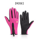Winter Warme Fahrradhandschuhe Fitness Hochwertig Männer Frauen Winddichte Fahrrad Motorrad Angelhandschuhe Volle Finger Touchscreen Ski