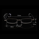May Flower Mini Pen Reading Glasses Alloy Flodable Presbyopic Eyewear With Glass Lenses Portable Reading Glasses For Men&Women+4