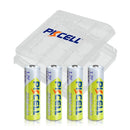 8PC PKCELL NIMH AA Battery 2600Mah 1.2V 2A Ni-Mh Double A Rechargeable Batteries And 2PC AA Flashlight Toys Battery Case Boxes