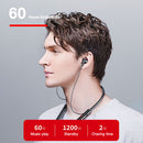 EARDECO 60 Hours Endurance Bluetooth Headphones Stereo Bass Wireless Headphone Neckband Power LED Display Headset TF Card Magnet