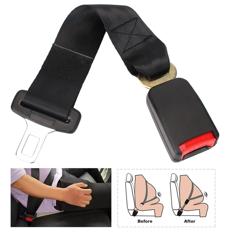 Car Seat Safety Belt Clip Extension Set Auto Fasteners Plug Buckle Extender for 20-22MM Tongue Automotive Accessories Universal