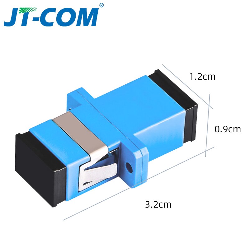 50-400Pcs SC Fiber Optic Connector Adapter SC / UPC SM Flange Singlemode Simplex SC-SC APC Coupler Wholesale to