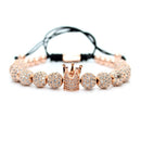Mens Jewellery Bracelet Men Luxury Royal Bangle Set Roman Braided Bracelets For Women Fashion Armband Gold Cuff Friendship Gifts