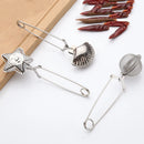1PC Tea Strainers Stainless Steel Tea Strainers For Loose Tea Fine Mesh Food Grade Fine Tea Filter Reusable Tea Leaf Infuser
