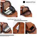 JEEPBULUO BRAND Chest Bag Men Sling crossbody bag Man's Crossbody Bag Split Leather High Quality For Man