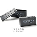 Military Weapon Box SWAT Gun Sandbag Armor Cannon Guns Toy Suit Figures Building Blocks Toys for Children WW2 Weapons Kids Gifts
