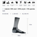 2 Pairs Merino Wool Thermal Socks For Men Women Winter Keep Warm Ski Hiking Socks Sports Outdoor Thermosocks Thicken M L XL