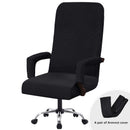 Elastischer Bürostuhlbezug Modern Schmutzabweisend Chefsessel Gaming-Stuhl Rotierender Sesselbezug Verdickte Armlehnenhusse