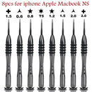 Professional Maintenance Screwdriver Y0.6 Y1.5 Y2.0 Pentalobe 0.8 T2 Bits Screwdrivers Set P5 FOR NS Apple Macbook Air