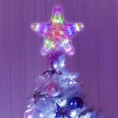 Christmas Tree Top Star LED Light Lamp Christmas Decorations For Home Xmas Tree Ornaments Navidad New Year 2023 Natal Noel