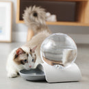 2.8L Fountain Bubble Automatic Cat Water Feeder Drinking Bowl For Pets Water Dispenser Large Cat Drinker No Electricity