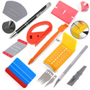 FOSHIO Vinyl Film Car Accessories Wrap Tools Kit Carbon Sticker Installing Rubber Scraper Window Tinting Magnet Squeegee Knife