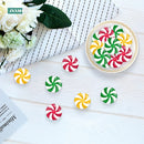 HOT 24pcs Christmas Artificial Candy Xmas Tree Pendant Mini Lollipop DIY Home Decoration Noel Deco New Year Child Gift Navidad
