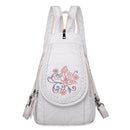 Hochwertiger Rucksack für Damen 2020 Neuer weißer Lederrucksack Schultasche für Teenager-Mädchen Weiblicher Reiserucksack Mochila