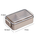 1450ML lunch box high food container eco friendly bento box  lunch japanese food box lunchbox meal prep containers wheat straw