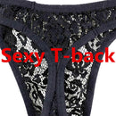 Hollow Out Lace Men Sexy Transparent Thong Underwear See Through Sissy Personalized Jockstrap Man Underpant Erotic Pouch
