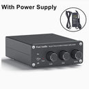 Fosi Audio TB10A TPA3116D2 Stereo Amplifier Receiver 2 Channel Mini HiFi Power Amplifier Audio For Home Speakers Bass Treble