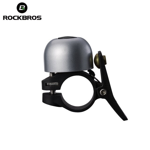 ROCKBROS Electric Cycling Bells 110 dB Silica Gel Shell Ring Horn Rainproof MTB Bicycle Handlebar Bell Bicycle tool Accessories