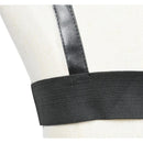 Aonve Steampunk Corset Bra Women Punk Goth Accessories Sexy Gothic Bustier Top Female Black Cotton And Faux Leather Bralette