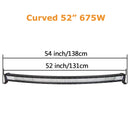 The Pathfinder | 7D Curved Off-Road LED Light Bar 22-52 Inch