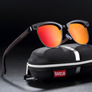 BARCUR Cat Eye Holz Sonnenbrille polarisiert Edelstahlrahmen Holz Sonnenbrille für Damen und Herren Oculos de Sol lunette de soleil femme