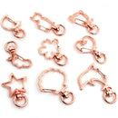 10pcs/lot Snap Hook Trigger Clips Buckles For Keychain Lobster Lobster Clasp Hooks for Necklace Key Ring ClaspDIY Making