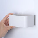 1PC ABS Wall Mounted Cosmetic Storage Box Bathroom Storage Rack Wall Shelf Adhesive Storage Case Bathroom Organizer Supplies