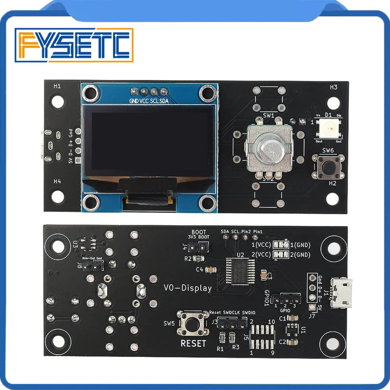 FYSETC Voron V0 1.3 inch OLED Display Screen Smart Display For  Voron V0 3D Printer Accessories