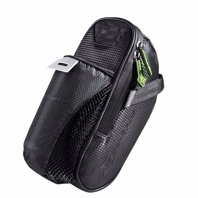 ROCKBROS Water Bottle Rainproof Bike Bicycle Rear Bag With Pocket Bicycle Tail Seat Saddle Bag Reflective Pouch Bike Accessories