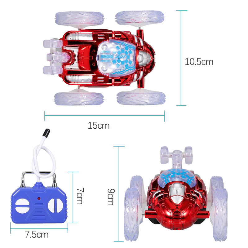 999G-27A Remote Control Stunt Car RC Car Toy with Flashing LED Lights 360° Tumbling Mini RC Model Toys Gifts for Kids Children