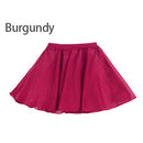 Girls Kids Ballet Skirt Sheer Chiffon Ballet Tutu Pink Kids Gymnastics Leotard Skirts Dance Skirt