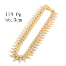 Luxuriöse, vereiste, gepflasterte Strasssteine, volle Miami Curb Cuban Chain CZ Bling Rapper Halsketten für Herren, Charm Schmuck, coole Geschenke
