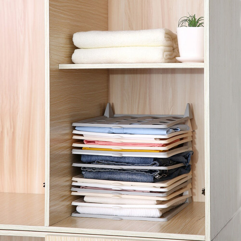 1/5/10PCs Wardrobe T Shirt Clothing Folder Board Convenient Short Shirt Organizer Multi-Functional Home Storage Separate Tools