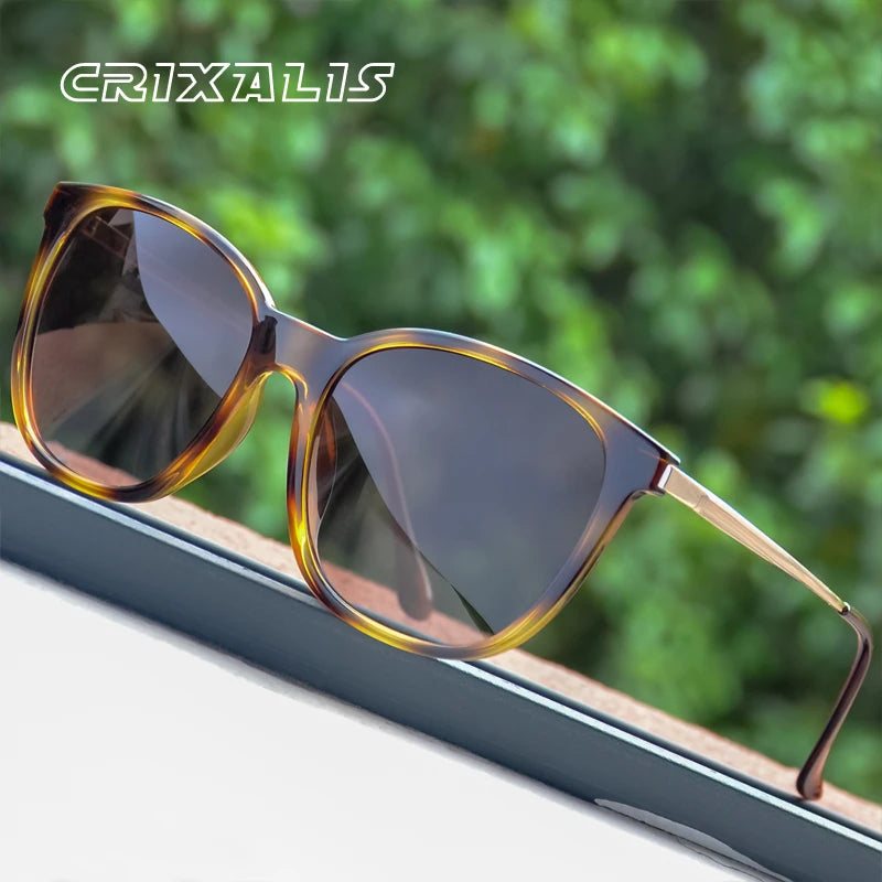 CRIXALIS Square Polarized Sunglasses For Women 2024 Brand Design Anti Glare Driving Retro Sun Glasses Men UV400 zonnebril heren