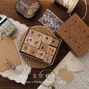Jenny Chinese Character Number  Universe Flower Week Wooden Rubber Stamp Scrapbooking Deco DIY Craft Standard Wooden Stamps