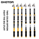 GHOTDA 2.1M -3.6M Carp Fishing Rod feeder Hard Carbon Fiber Telescopic Fishing Rod Fishing Pole