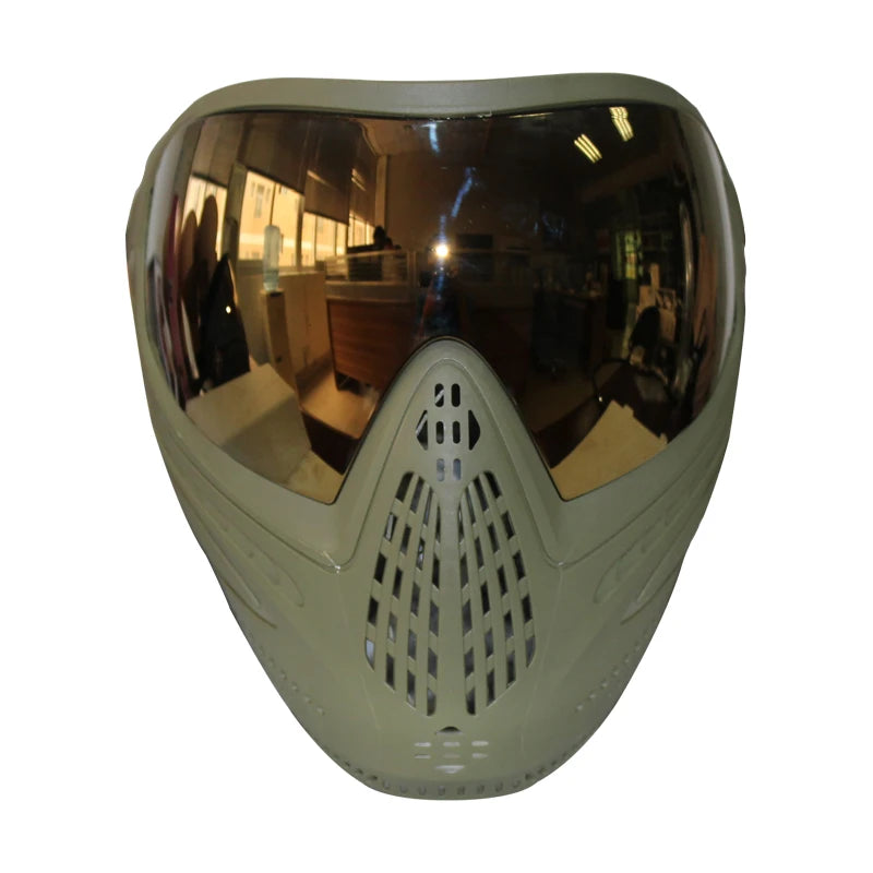 Spunky Tactical Paintball Mask or Airsoft Mask with Double Layers Colorful Lens Goggle