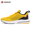Baasploa 2022 Neue Herren Strick-Freizeitschuhe Atmungsaktive Trendige Sneaker Original Leichte Stoßdämpfende Herren Tennisschuhe