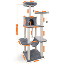Krabpaal Toren Condo Speeltuin Kooi Kitten Multi-Level Activiteit Centrum Speelhuis Medium Krabpaal Meubels Pluche
