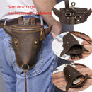 Modische kleine Bauchtasche aus Leder mit Haken für den Sommer, Zigarettenetui, 6-Zoll-Handytasche, Gürteltasche 1609