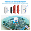 Fuers M557 Türklingel Wasserdichte drahtlose Funkklingel für Zuhause Intelligente 32 Melodien Smart Türklingel Alarm mit Batterie
