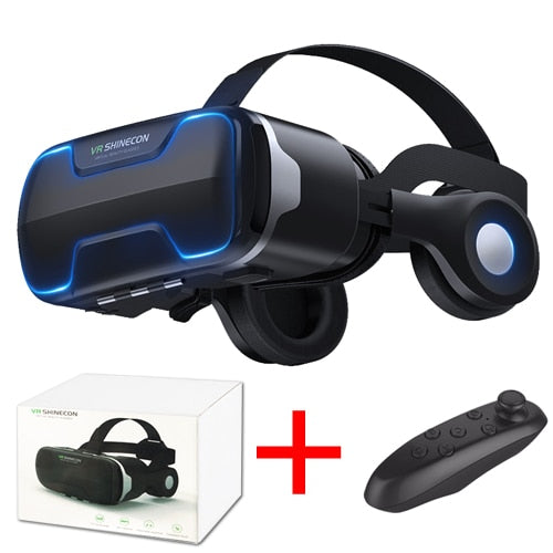 G02ED VR shinecon 8.0 Standard edition and headset version virtual reality 3D VR glasses headset helmets Optional controlle