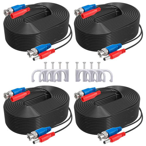 The Sentinel Link | 4-Channel 100ft BNC/Power CCTV Cable System