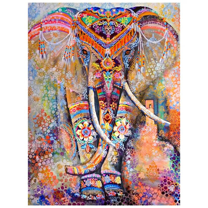 Diy New Diamant Painting 5D DIY Diamond Painting Full Square Drill "Color elephant" Embroidery Cross Stitch gift Home Decor Gift