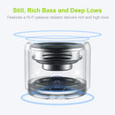 EWA A106 Pro Mini Bluetooth Lautsprecher mit Custom Bass Radiator, IPX7 Wasserdicht, Super Tragbare Lautsprecher, Reise-Etui inklusive