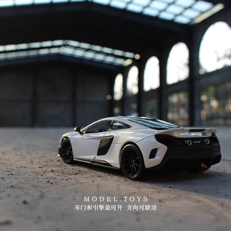 WELLY 1:24 MCLAREN 675LT alloy car model crafts decoration collection toy tools gift